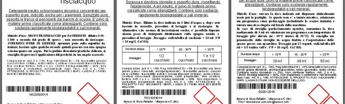 La nuova etichettatura di sicurezza