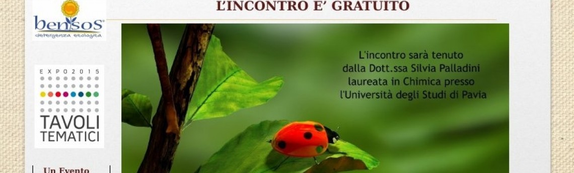 Conferenza patrocinata da Expo 2015