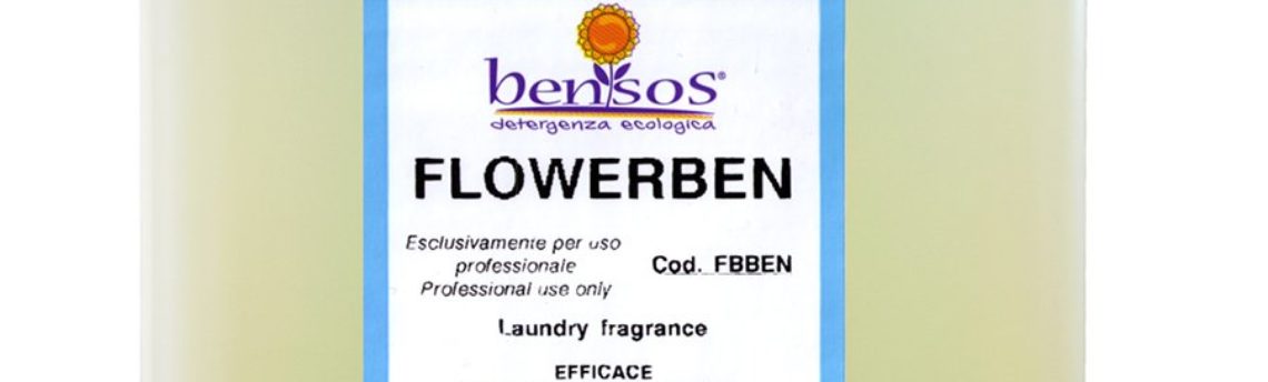 Flowerben: fragranza ipoallergenica per il bucato professionale