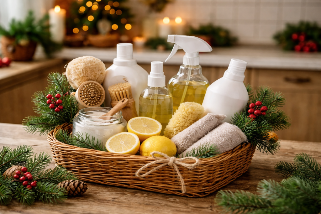 Guida a come pulire la casa con detergenti ecologici per Natale